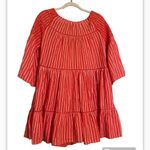 Free People NWT  Lola Embroidered Mini Dress, Capri Orange, Size XS Photo 4