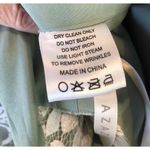 Azazie Lace Overlay Floral Pattern bodice sage bottom Sleeveless Dress A10 Photo 9