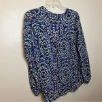 Ophelia Roe Women's Multicolor Butterfly Print Top Photo 4