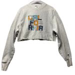 Champion Reverse Weave California Tahoe Cropped Crewneck Sweatshirt Gray Small Photo 0