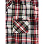 Victoria's Secret Victoria’s Secret Sleep Shirt Women Medium Plaid‎ Button Up Pajama Top Photo 3