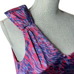 BCBGeneration  Raspberry Red Multi One -Shoulder Cocktail Dress Sz 8 Photo 6