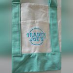 Trader's Joe Mint Green Pastel Mini TOTE bag NEW Photo 1