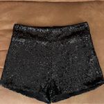 Soprano  Black Sequin Shorts Small Photo 0