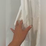 En Saison Alana Smocked White MIDI Dress Photo 6