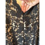 Connected Apparel  Sleeveless Plunge V-Neck Lace Maxi Dress Black Women's Size 14 Photo 5