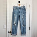 Pistola  Presley High Rise Relaxed Roller Distressed Denim Jeans Size 28 Photo 1
