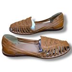 Nisolo Women's Huarache Handwoven Tan Leather Sandals Size 9.5 Photo 0