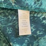 Ellos Over Sized Tie Waist Green Swim Coverup Size 4X Beach Vacation Tunic Green Photo 8