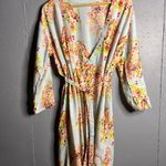 Floral robe in beautiful spring colors. Pink Photo 0