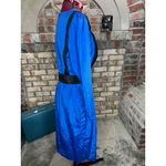 Dress quilted bodice shirtwaist dress blue black sz 6 Photo 10