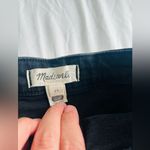 Madewell  | Patch Pocket Exposed Button Up Denim Mini Skirt in Black Size 25 Photo 1