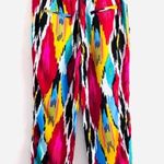Silence + Noise Urban Outfitters Crop Pant 6 Capri Tribal Ikat Multicolor Belt Photo 5