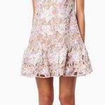 Elliatt Heartbeat White Pink Purple Floral Lace Mini Dress Photo 0