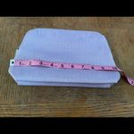 NWT Lancôme lavender sparkling zip closure cosmetic bag pouch, size 10x6 Purple Photo 1