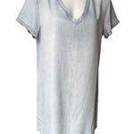 Velvet Heart NWT,  Tencel Chambray V-Neck Pullover Dress, Sz M Photo 4