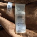 Calvin Klein Brown Faux Suede Cropped Pant Size 14 High Rise Straight Leg NWT Photo 12