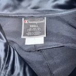 Champion Satin Tonal Jacquard Jacket Gold Trim Fitted Cropped Bomber Small Photo 8