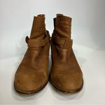 Steve Madden Spunkk brown leather heeled ankle boots neutral women’s size 10 Photo 2