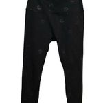 Beyond Yoga  Full Length High Waist Black Leggings W/ Gold Sun & Moon Print Small Photo 0