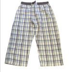 Jockey Plaid 100% Cotton Pajama Pants Blue Size L Photo 1