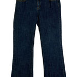 Michael Kors  Womens Blue Denim Bootcut Jeans Studded Pockets Size 12 Photo 0