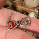 Nightmare Before Christmas Sally & Dog Sterling Silver Necklace Photo 2