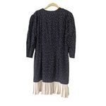 Vintage Paris Sport Club dress navy print sz 11 Blue Photo 1