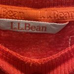 L.L Bean SoftFlex Crewneck Dolman Sleeve Pullover Peachy Orange LARGE PETITE Size undefined Photo 1