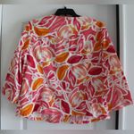 Hearts of Palm Women Pink & Orange Jacket Size 20W Photo 4