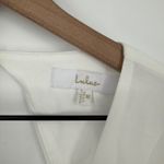 Lulus Talk About Divine White Long Sleeve Backless Maxi Dress Size M Size M Photo 4