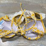 California Waves Yellow Floral Swim Set 2 pieces Top size XS / Panty size Small (Please see the pics) Photo 2