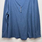 Terra & Sky  Thermal Henley Pullover Womens 3X Cotton Stretch Baselayer Capsule Photo 3
