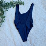 Aerie  Navy Blue One Piece Swimsuit Sz M Photo 4