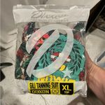 Dixxon NWT black tropical triangle bikini top swim surf pool Gili tanning suit Pink Size XL Photo 7