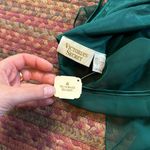 Victoria's Secret 80s VTG GREEN SATIN MESH BODYSUIT ONE PIECE Photo 7