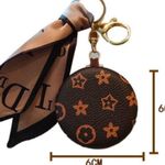 Super cuter cosmetic mirror bag charm/keychain NWT White Photo 5