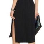 Rag and Bone  Slinky Division Open Back High Neck Chic Midi Dress Black 2 Photo 1