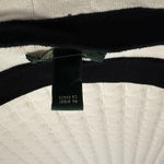 Ralph Lauren Lauren Knit Shirt Top Sz 2X White Striped Blue Black Boat Neck Photo 5