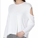Rag and Bone white long sleeve cold shoulder cut out shirt size Medium Photo 0