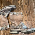 Caterpillar  Brown Leather Buckle Boots size 7 Photo 4