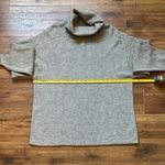 Free People Women’s Gray Oversized Turtleneck Tunic Sweater Size Small Photo 2
