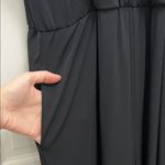 Chico's Black Short Sleeve Cropped Jumpsuit Maxi Dress - Size Size 3 (16/18) Photo 7