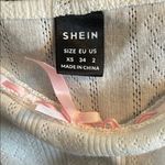 SheIn Size Extra Small XS Off White Lace Trim Women's Teen Girl Cami Top Photo 5
