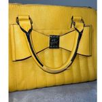 Betsey Johnson Satchel Crossbody Yellow Bag Shoulder Purse Photo 13