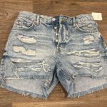 Free People Maggie Distressed Denim Shorts - Size 27 - NWT Photo 1