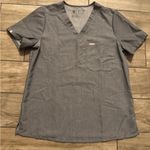 FIGS  Gray V-Neck Shirt scrubs top size medium Photo 0