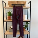 Aerie "Chill Play Move" Side Pocket Space Dye Purple Leggings, XS Short Photo 2