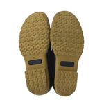 L.L.Bean  Women's Brown Navy Leather Round Toe Lace-Up Duck Rain Boots Size 7 Photo 3