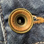 ZOOMP Brazilian Miss America Boot Cut Fringe Stretch Jeans Size 38 (~US Size 4) Blue Photo 8